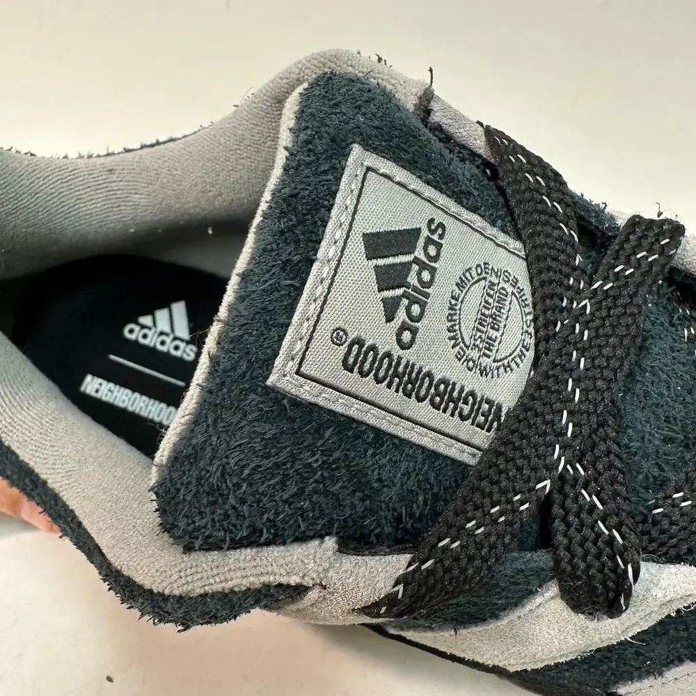 WORN TWICE Neighborhood x adidas Adimatic ‘Black’ Suede Skate Streetwear EUC 12